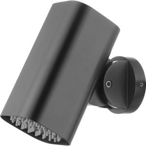 Rociador cuadrado 8x8cm tube para ducha empotrada black gun metal [ imex® ]