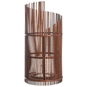 Linterna jawa 50 cm bambú marrón