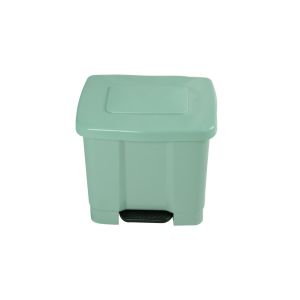 35l | verde | cubo de basura para el reciclaje – basurero con pedal 35l co