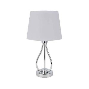 Dubrovnik table lamp 1xe27 9w chrome
