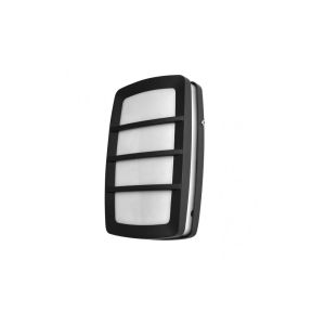 Aplique exterior - fab 148961009 - aluminio/policarbonato - ip44 - negro