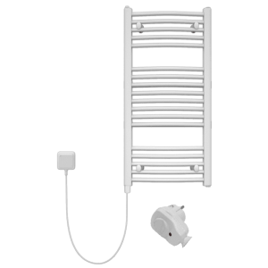 Toallero curvo combi(agua 348w(dt=50k)+resistencia 300w)blanco 90x50cm/6m2