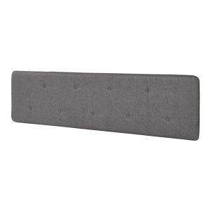 Cabecero tokke textil 180x4x48 cm - gris [en.casa]
