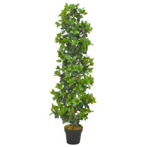 Planta artificial árbol de laurel con macetero 150 cm verde eerf7014