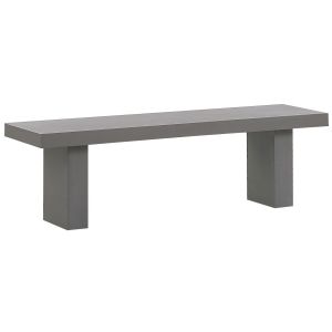 Banco de jardín taranto 150 cm cemento gris
