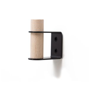 Colgador de pared rei 7-c8710.1.1895 | 28x66x55 mm | negro mate-crudo