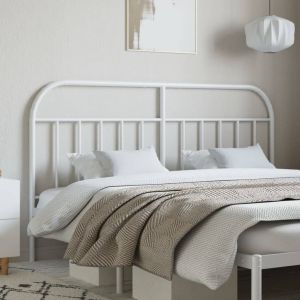 Cabecero de metal blanco 180 cm