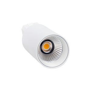 Proyector LED de carril twin supra 30w ø8.6x24cm blanco 30000h secom