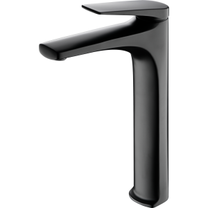 Monomando lavabo alto delos negro mate