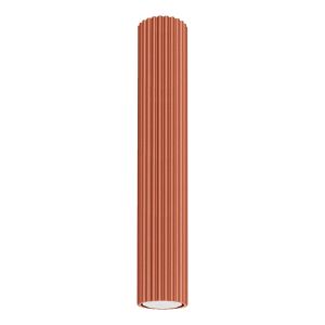 Lámpara de techo karbon 1 ocre rojo aluminio 6.5x40x6.5cm