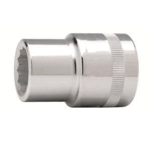 Llave vaso cuadradillo 1/2'' boca bihexagonal serie corta métrica m-30