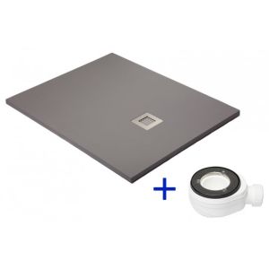 Plato de ducha gris ral 7037 70x150