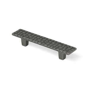 Tirador para mueble rei 1105 | cc 64 mm | plata vieja