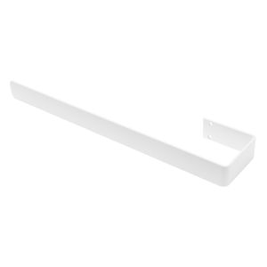 Toallero baño de 50cm colgador toallas de cocina, soporte acero blanco