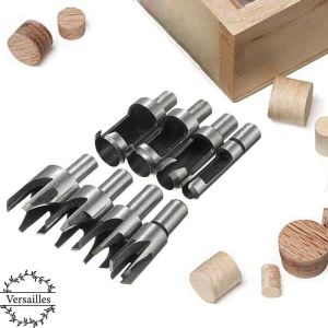 8 brocas HSS tapones madera 6-16mm cortar