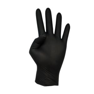 Guante nitrilo negro mediano caja 20