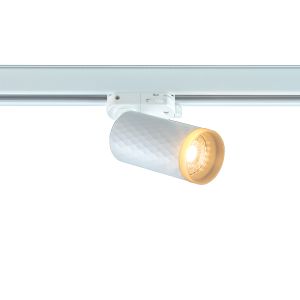 Foco de carril trifásico para bombilla gu10 trend g10 orientable blanco