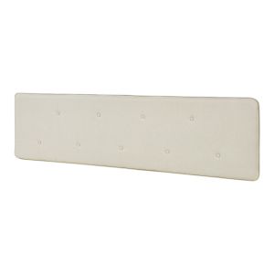 Cabecero tokke textil 180x4x48 cm - beige [en.casa]