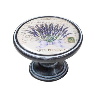 Tirador 37mm óxido decapado lavanda 2, lote de 12