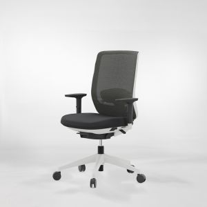 Actiu trim silla profesional white and black - sin cabezal, 3d