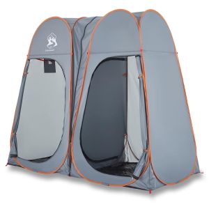 vidaXL tienda de privacidad pop-up impermeable gris y naranja