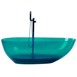 Bañera independiente blancarena 170 x 78 cm verde azulado