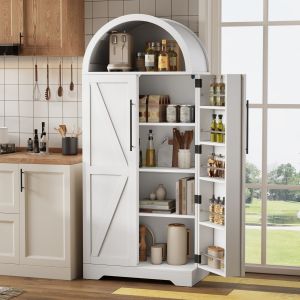 Vitrina aparador multiusos 2 puertas blanco 165x70x40cm