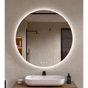 Espejo baño redondo LED regulable antivaho ø 60 bellobath