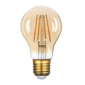 Bombilla LED E27 filamento 8w a60 - blanco cálido 2300k - 3500k -
