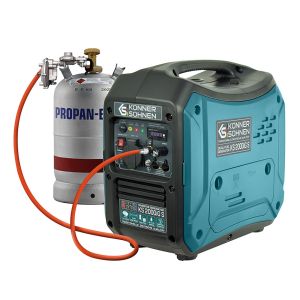 Generador inverter híbrido de gas/gasolina KS 2000IG S 2000W