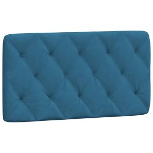 vidaXL cabecero de cama acolchado terciopelo azul 100 cm