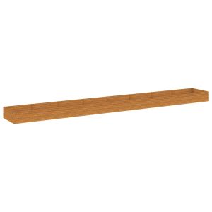 vidaXL jardinera acero corten 770x100x36 cm