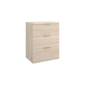 Mesita de noche con 3 cajones para dormitorio funcional