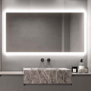 LEDimex - espejo 100x80cm LED retroiluminado antivaho