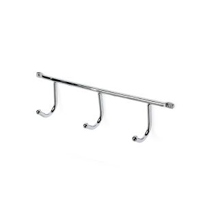Perchero de pared rei c1030 | 205x54x41 mm | cromo brillo
