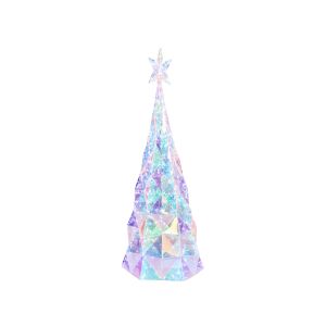 Decoración de exterior LED iceland 120 cm árbol de navidad multicolor