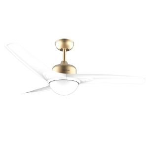 Cecotec ventilador de techo con luz energysilence aero 560 goldwhite. 60w