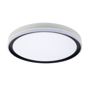 Plafón 60w 3000-4200-6500k blanco negro 7,5x50x50cm 5400lm con remoto clari