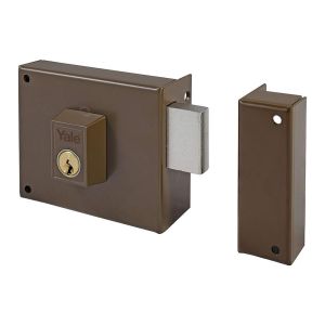 Cerradura yale azbe 124 a hp 120 sobresaliente derecha palanca
