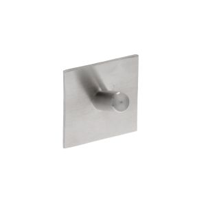 Perchero de acero inox, 50 x 27 mm de diam, acero inox