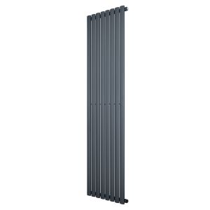 Radiador de columna simple ovalado – 1800 mm x 480 mm – gris antracita