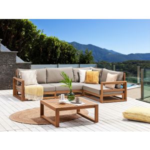 Conjunto de jardín gris pardo timor