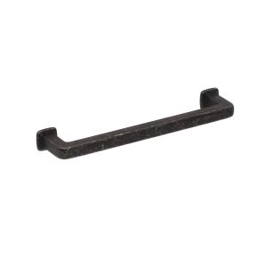 Tirador para mueble en zamac 780 dist entre ejes 128mm negro lote de 6
