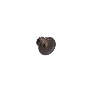 Pomo para muebles en zamac 25 mm de diam en