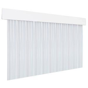 Cortina exterior o interior PVC  (210x120cm, transparente p5)