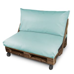 Cojín polipiel set azul cielo