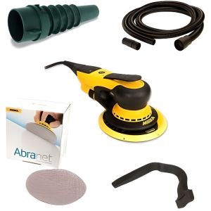Lijadora excéntrica mirka deros 5650cv - blanca - con cable - profesional -