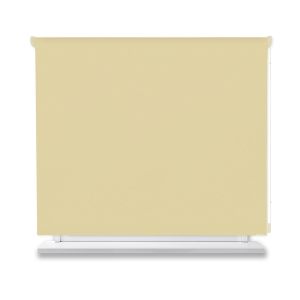 Estor enrollable opaco beige 120x150cm.