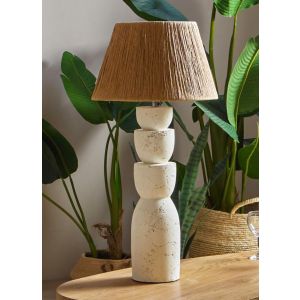 Lampara sobremesa sirio blanca 76(86) cms. 35dx76(86) cms