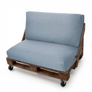 Cojín para palets asiento 80x80x20 azul naylim mate happers